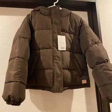 다운 자켓 S 다크 브라운