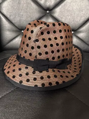 ca4la 도트 페도라 (중절) 햇 (미사용)