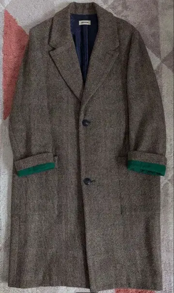 쟈딕 앤 볼테르 트위드 아우터 롱 해리스 트위드 체스터