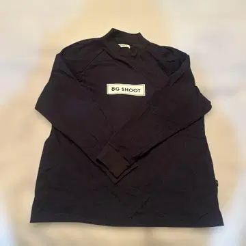 8G SHOOT 긴팔 모크넥 네이비 새상품급