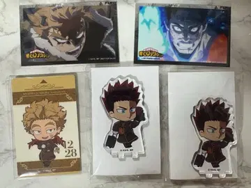 히로아카 애니 카페 아크릴 스탠드 플레이트 카드 특전 호크스 엔데버