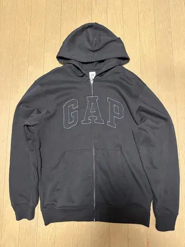 GAP 브라운 후드티 프론트 지퍼