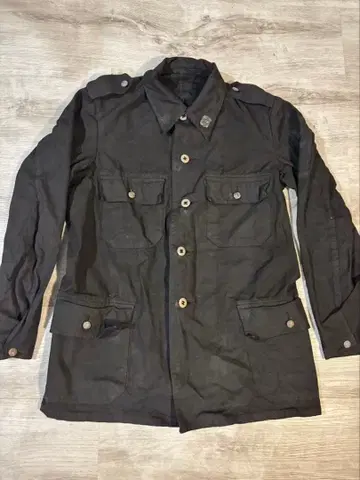 387 스웨덴군 가능성 블랙 밀리터리 자켓 1960~70년대경