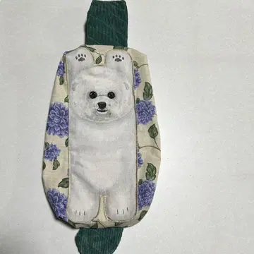 핸드메이드 비숑 프리제 원 숄더백