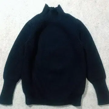 바토너 시그니처 터틀넥 니트 하이넥 두꺼운 원단 일본산