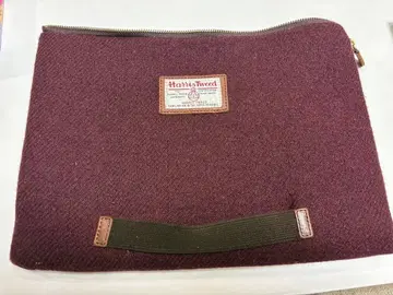 해리스 트위드 클러치 백