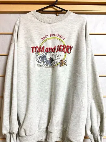 톰과 제리 맨투맨 트레이닝복 L 사이즈 여성용