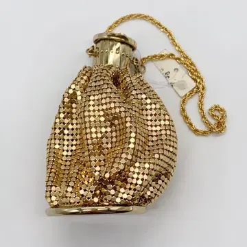 [ 새상품 ] AND A 앤드에이 골드 메쉬 파티 파우치 코인 케이스