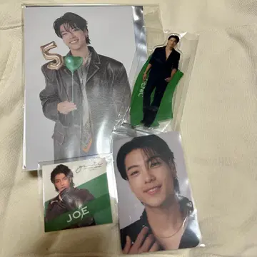 GENIC 니시자와 테이 아크릴 스탠드 트레이딩 카드 포스카 스티커 세트