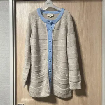 LAURA ASHLEY 스트라이프 니트 가디건