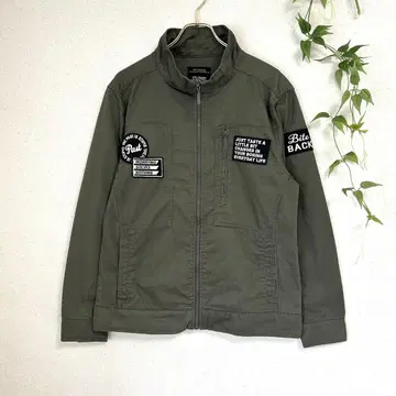 밀리터리 자켓 와펜 카키 스플렌디드 새티스팩션