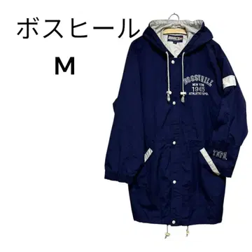 BOSSY HILL 롱 자켓 M 네이비 빈티지 스트릿