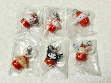 산리오 캐릭터즈 딸기 메지루시 액세서리 컴프 세트