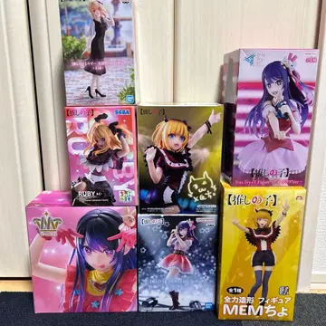 최애의 아이 피규어 묶음 판매 7체 세트