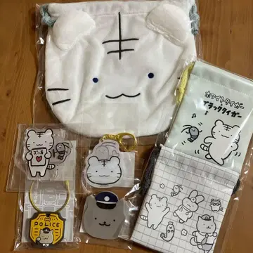 블랙 타이거와 화이트 타이거 새우 묶음 판매 키링