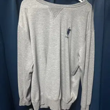 USPA 그레이 오프숄더 트레이닝복 구제 의류 90s