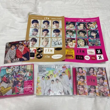 timelesz 앨범 FAM (CD+DVD) 3세트