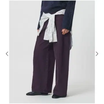 H 오버다이 데님 퍼플