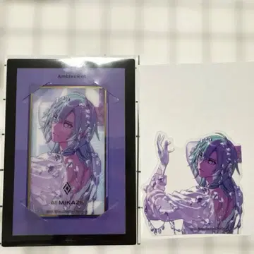 [ 아이 ] 우타프리 카르나이 솔로 앨범 비쥬얼 클리어 스티커 익명 배송