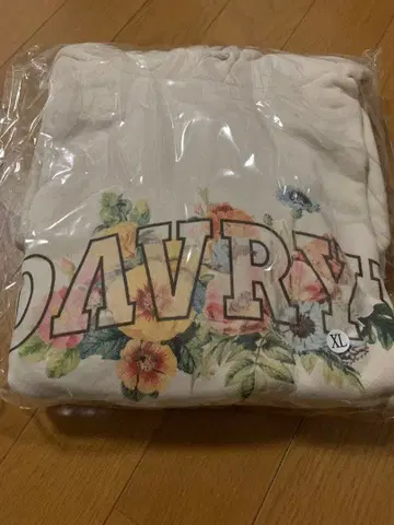 플라워 프린트 XL 사이즈 후드티 davryu 후드티