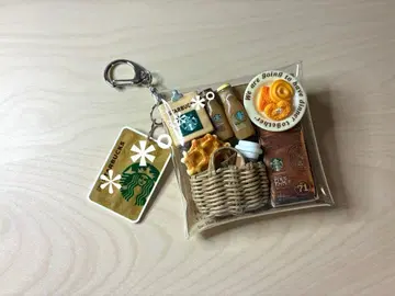 가챠 파우치 와플 카페 커피