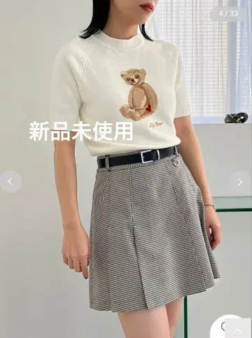 LILY BROWN 체크 스커트