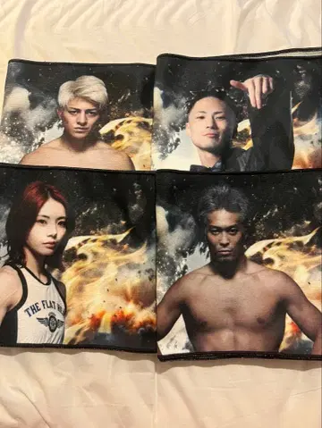 RIZIN 제일복권 응원 타월 묶음 판매 4장