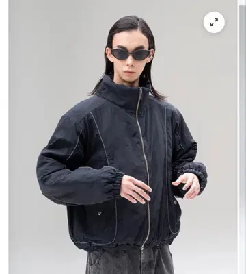 jent louis Padded Track Jacket