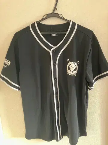 로스 인고베르나블레스 베이스볼 셔츠 신일본 프로레슬링 L 블랙