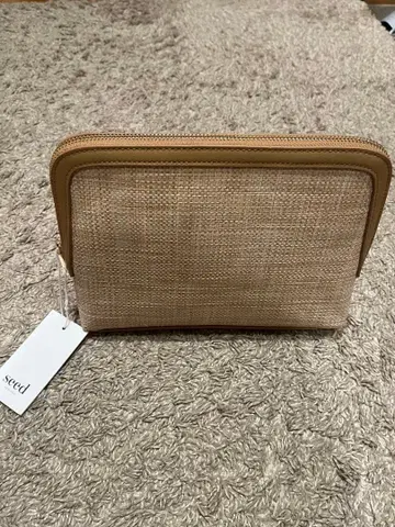 seed heritage 시드 헤리티지 베이지 파우치