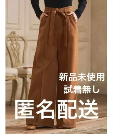 다리치 슬릿 멜톤 팬츠 M darich