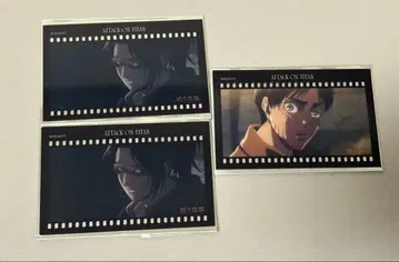 진격의 거인 격동 장면 사진 클리어 카드 한지 엘렌