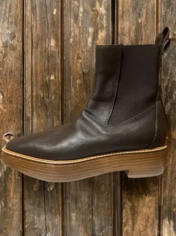 다크 브라운 사이드 고어 부츠