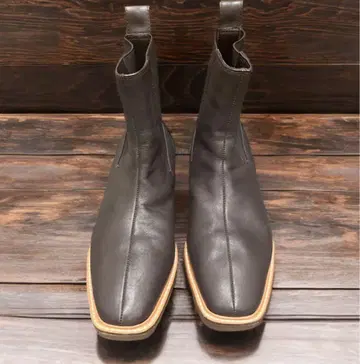 다크 브라운 사이드 고어 부츠