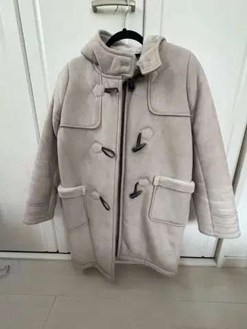 Lily Brown 라이트 그레이 더플 코트