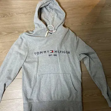 TOMMY HILFIGER 그레이 후드티