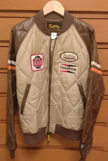 페로우즈 범블비 퀼팅 와펜 레이싱 자켓