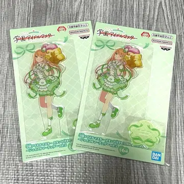 학원 아이돌 마스터 스탠드 포함 빅 아크릴 플레이트 시운 세이카 2개