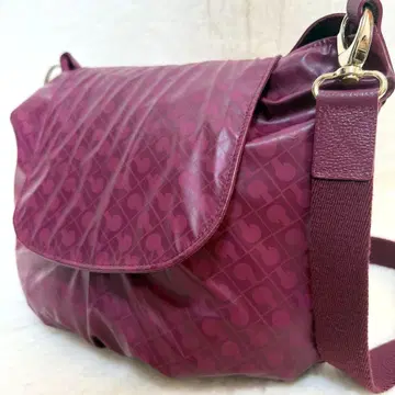 GHERARDINI 게라르디니 롱 숄더백 사선 보라색