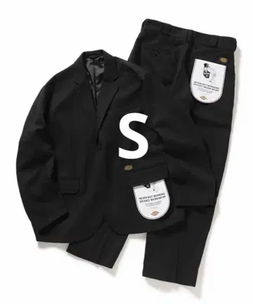 Dickies TRIPSTER Tweed Suit BLACK