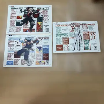 나의 히어로 아카데미아 문구 카페 콜라보 특전 런천 매트 3종