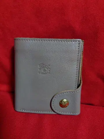 IL BISONTE 이단 접이식 지갑 그레이