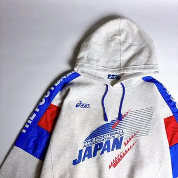 레어 asics 후드 부착 후드티 일본 대표 JFA 90S 축구