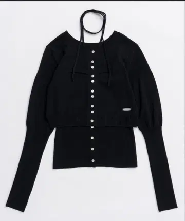 MAISON SPECIAL 블랙 가디건