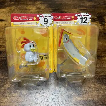 톰과 제리 해피 복권 피규어 타이쿠 스파이크 2점 세트