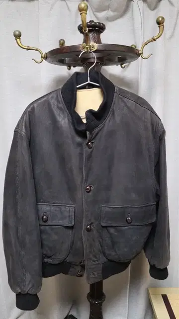 Hugo Boss Leather Bomber Jacket