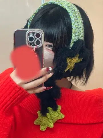 [ 성인용 ] 별 모티브 복슬복슬 귀도리 / Y2K 서브컬쳐 한정판