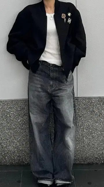 ok.soon tweeed blouson