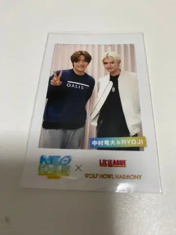 NEO EXILE B상 폴라로이드풍 포토 카드 나카무라 류타 RYOJI