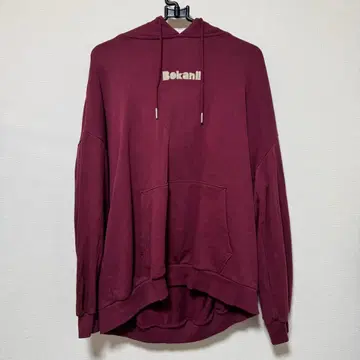 Bokanii ChupaChups 프린트 후드티 버건디